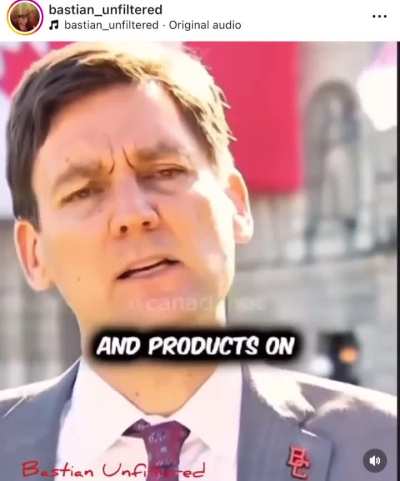 B.C. PREMIER DAVE EBY : “We focus on Republican states and their products, because we know who’s doing this to us. We know who’s enabling the president.”