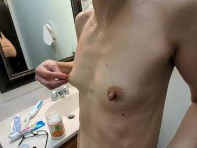 my nipples are sooo fun to play with