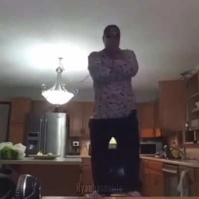 “You’re no good to me dancing”