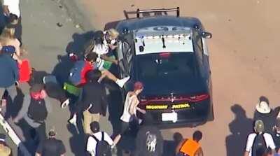 Black Lives Matter/George Floyd protest in downtown L.A. turns violent