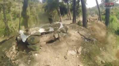 Go Pro Footage of Huras Al Din fighters killing several regime soldiers. 10th October, 2019