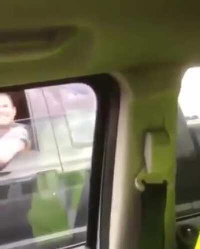 Rude driver gets what he deserved