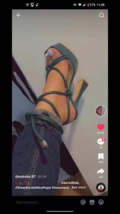 one of my favorite girls on this app, @estrella.97, older video but still a goodie