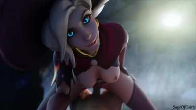 Possessed by Witch Mercy's Spell (SageOfOsiris) [Overwatch]