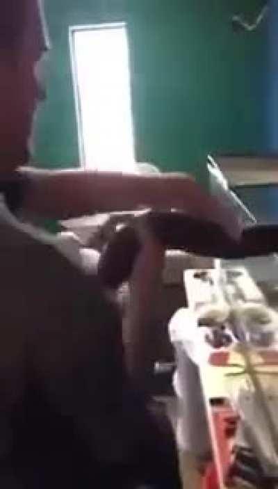 Woman Gets Bitten By Snake