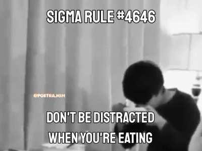 Dont be distracted
