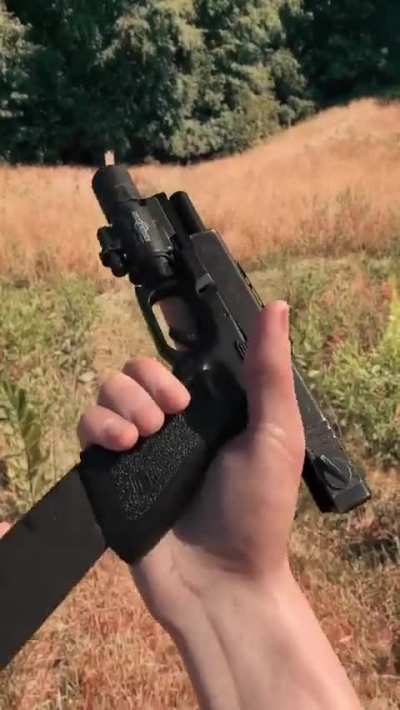 glock with a hopper