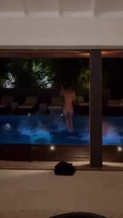 Naked Tash and Sophia booties in slomo