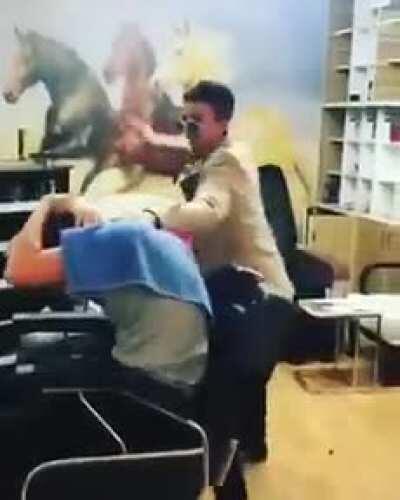 WCGW when going to a barbershop in an arab country