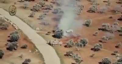 Turkish M113 vs Syrian T-72 (Peak War Thunder irl)