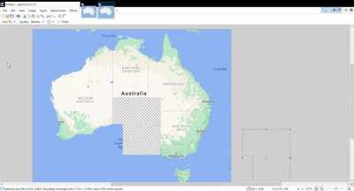 Australia but all the rivers have water in them