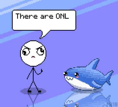 This happens if a homophobe meets Blahaj 😳