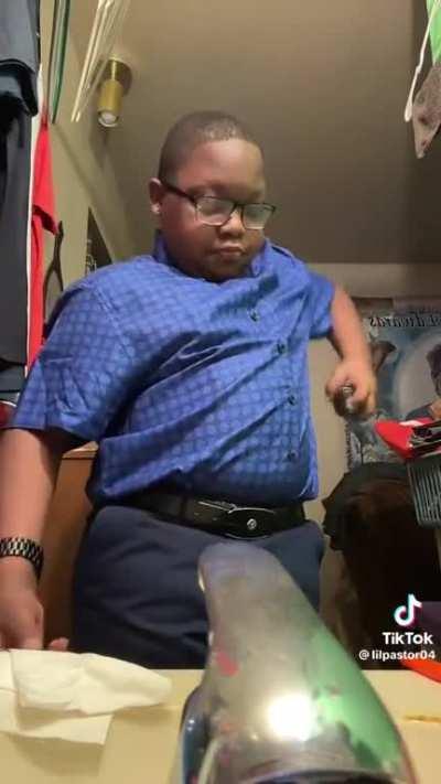 Lil Bro is like 62 in His Head 😎