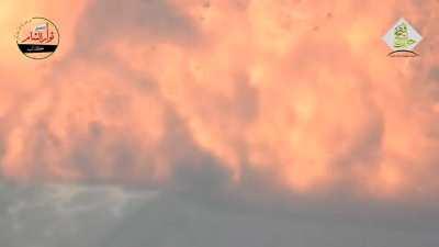 Suqour al-Sham Brigades allegedly destroy a SAA T-90. Syria. December, 2015.