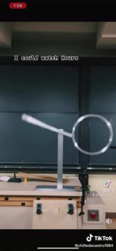 [Request] How do I scale this down to desk appropriate size. Credit on video. Does the circle and stick have to weigh the same?