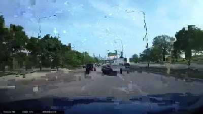 Bad driver causes multi-car pileup