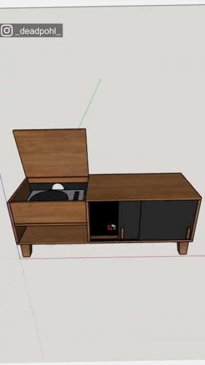 I like to design all my projects in 3d before starting them, even the simplest ones! Here are a few comparisons between 3d models and final results. If you have any question, please read my first comment, the answer might be there :)