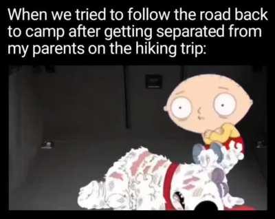 Should've stayed off the road