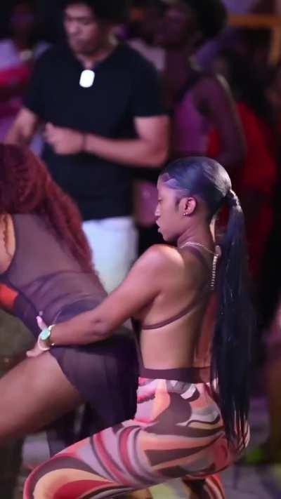 Lesbian decided to ass hump her annoying friend really hard