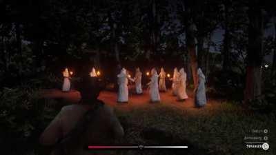 Been playing this game for 3 years and this is the first time I’ve had this encounter, did I do the right thing😂 I’m going for a high honor play through on this save