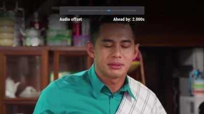 Audio Offset : Adjust to 2 second ahead