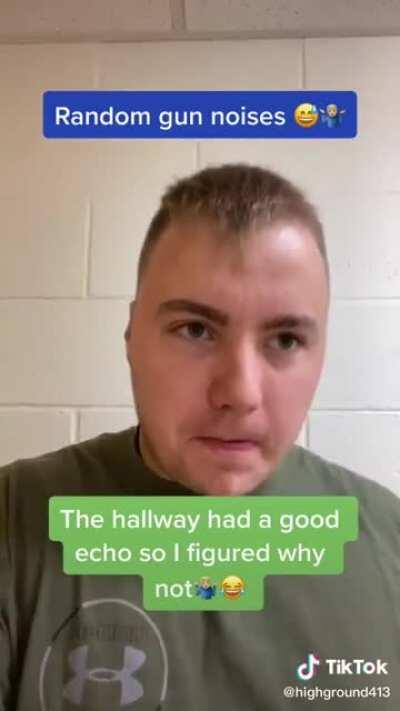 This guys incredible gun impressions.