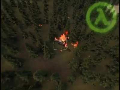 This is a warning to the Combine. White Forest belongs to the Resistance.