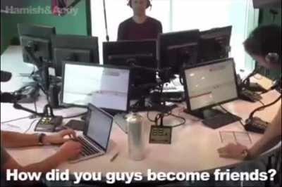 Radio station stumbles into an absolute legend.