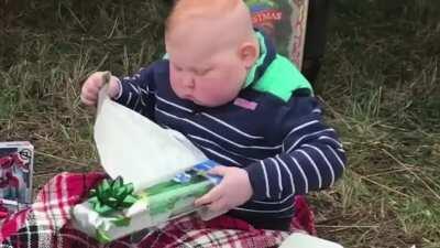 Boy with brain cancer screams with joy