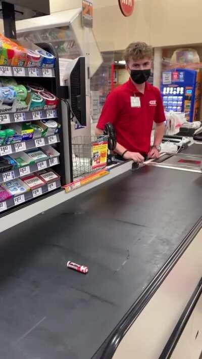 Cashiering is thankless