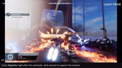 Lily has a new ad thingy with the new Avengers game and 5 gum