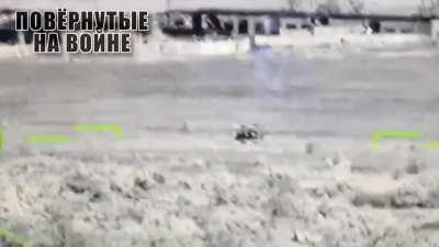 RU POV: Ka-52 hunting for enemy equipment, targets and destroys one vehicle. Unknown Date/Location