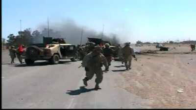 Marines Encounter VBIED, March 2005 Iraq