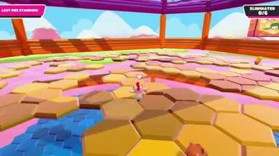 I know I wasn't probably going to win, but this just seemed cruel😅. Anyone slipped through the Hex-A-Gone tiles?