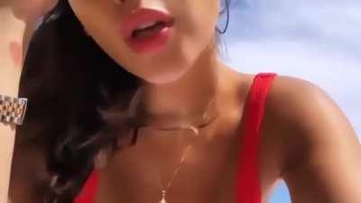 Singing on the beach