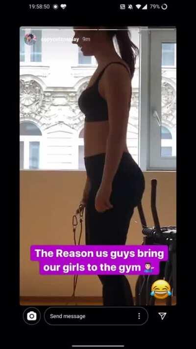 He is doing the real work here! I mean ik she is gonna be the sweetest person in the world still I wanna fuck that ass like a whore