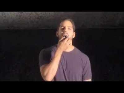 David Blaine catches a f-ing bullet with a metal cup in his mouth
