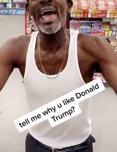 Why do you like Donald Trump?