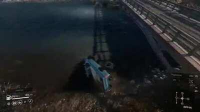 Wasn’t paying attention and got attacked by the Randy Ortin bridge.