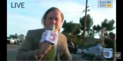 Ma'am, what are you doing here?