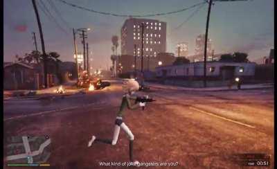 Chihiro in GTA 5 - Vagos Rampage