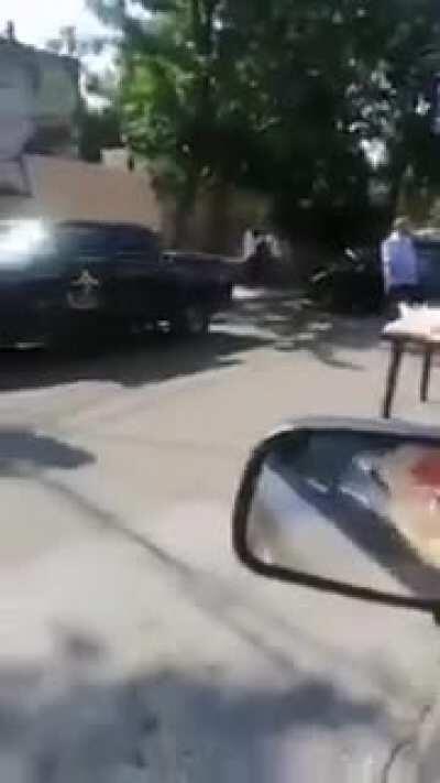 People are giving away free bread at the streets in various parts of the South