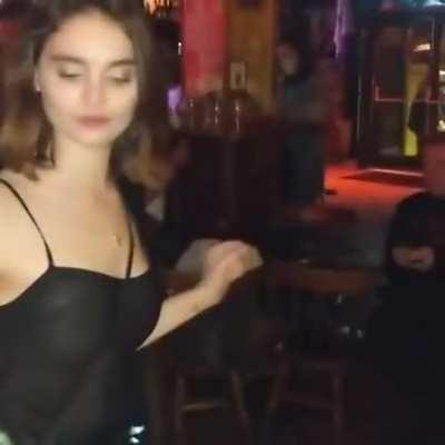 HMFT after I challenge the pretty girl to a drinking contests