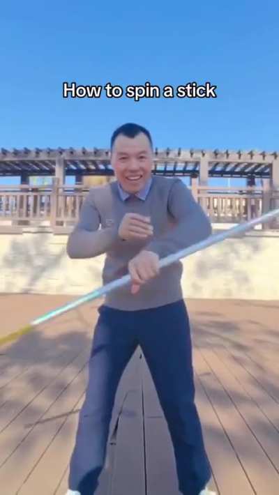 how to spin a stick