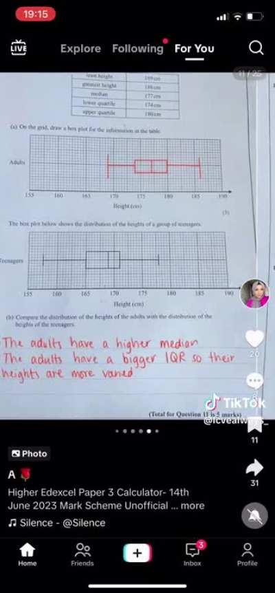 MATHS PAPER 3 EDEXEL HIGHER FULL MARK SCHEME