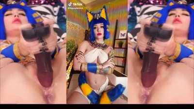 [Porn Edit] Ankha trend - Purple Bitch