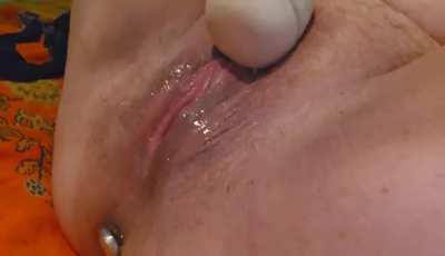 Fat juicy turned on pussy has hard pulsating orgasm-full vid in comments