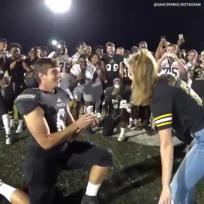 This team's reaction