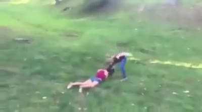 She wasn't playing around with this girl