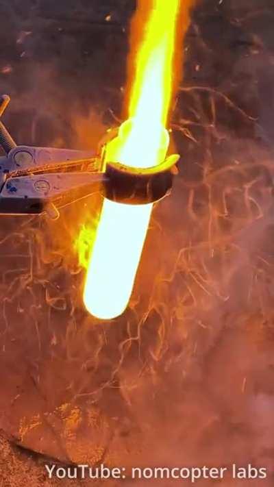 Burning 7 Calories in Liquid Oxygen